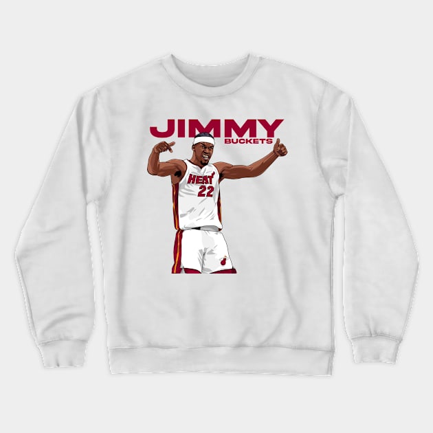 JIMMY BUCKETS Crewneck Sweatshirt by origin illustrations